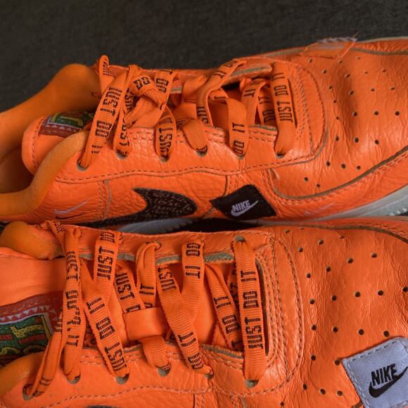 Nike Air Force 1 07 Prm Jdi Air Force Premium Orange 28C HGb60 Youth size 4.5 - Picture 15 of 16